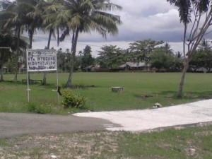 Lapangan komplek Pesantren Hidayatullah Jayapura / IST