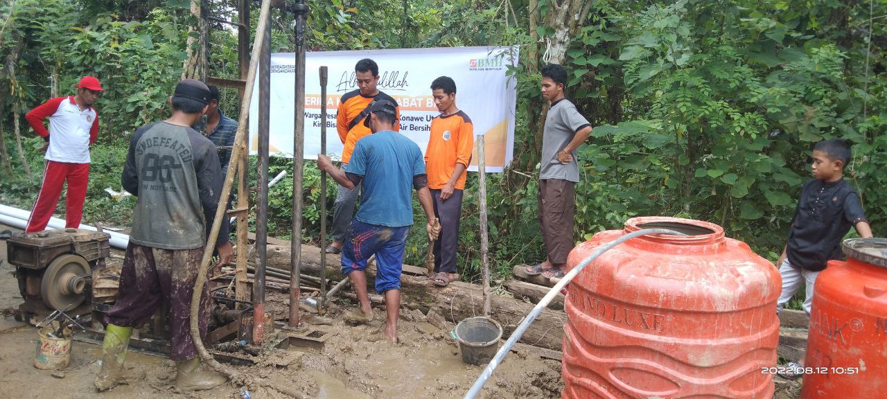 Bmh Hadirkan Sumur Bor Air Bersih Untuk Pesantren Di Konawe Utara