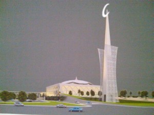 Maket Masjid Sriwijaya dan Pusat Peradaban Islam
