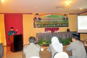 Rapat Kerja Daerah Kemenag Gorontalo yang diikuti oleh Sekolah Integral Hidayatullah / KEM