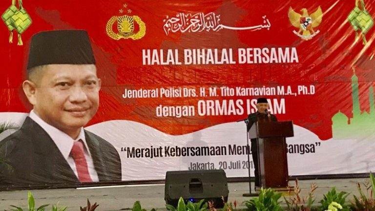 Hidayatullah dan Ormas Islam Hadiri Halal Bihalal Kapolri