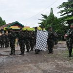 Upacara Serah Terima Peleton Yonif 143 TWEJ Digelar di Pesantren Hidayatullah Banyuasin3