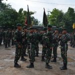 Upacara Serah Terima Peleton Yonif 143 TWEJ Digelar di Pesantren Hidayatullah Banyuasin4