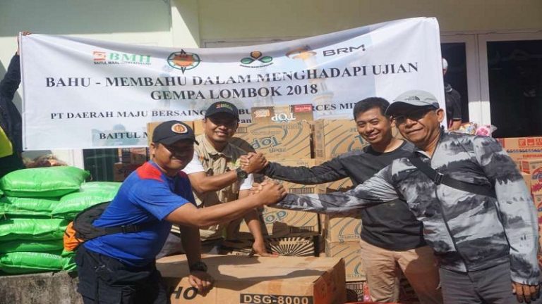 KONI NTB dan Bumi Salurkan Bantuan Gempa Lewat BMH