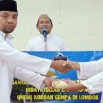 Warga Hiayatullah Gunung Tembak untuk Gempa Lombok