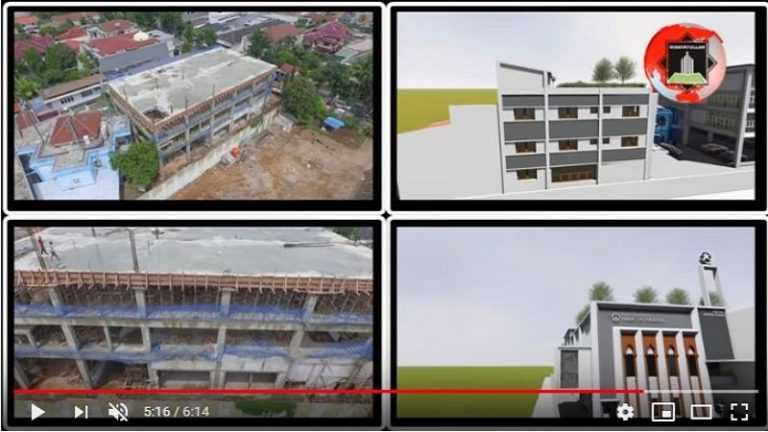Progress Masjid Baitul Karim Gedung Dakwah Hidayatullah