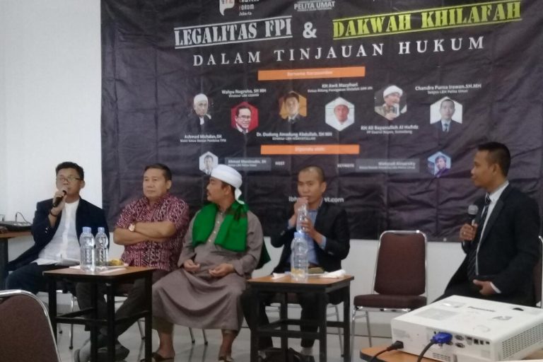 Press Release LBHH Diskusi Publik Islamic Lawyer Forum Bahas SKT FPI