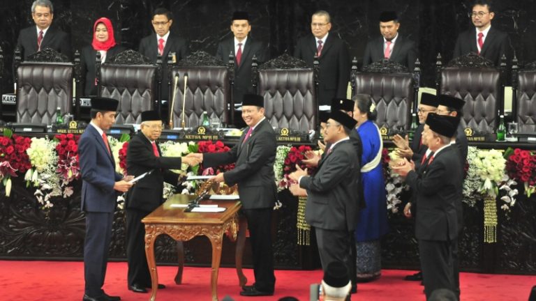 Ir Joko Widodo-KH Ma’ruf Amin Resmi Dilantik