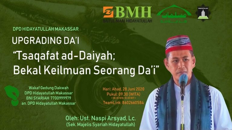 Era Borderless, Hidayatullah Makassar Gelar Upgrading Dai Secara Virtual