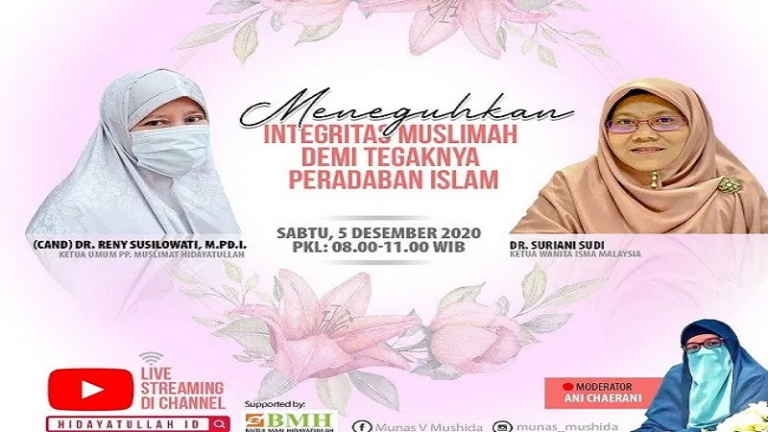 Sabtu Besok, Wanita ISMA Malaysia dan Mushida Bahas Peran Muslimah dalam Peradaban Islam