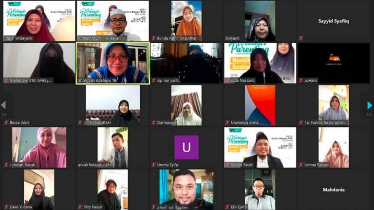 Albayan Islamic School Gelar Webinar Tingkatkan Wawasan Kepengasuhan Bagi Orangtua