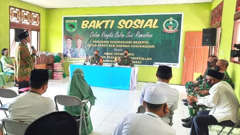 Pangdam Kasuari Kunjungan ke Ponpes Hidayatullah Manokwari