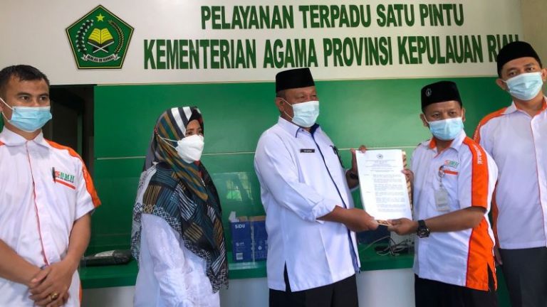 Kantor Wilayah Kementerian Agama Provinsi Kepri Apresiasi Kiprah BMH