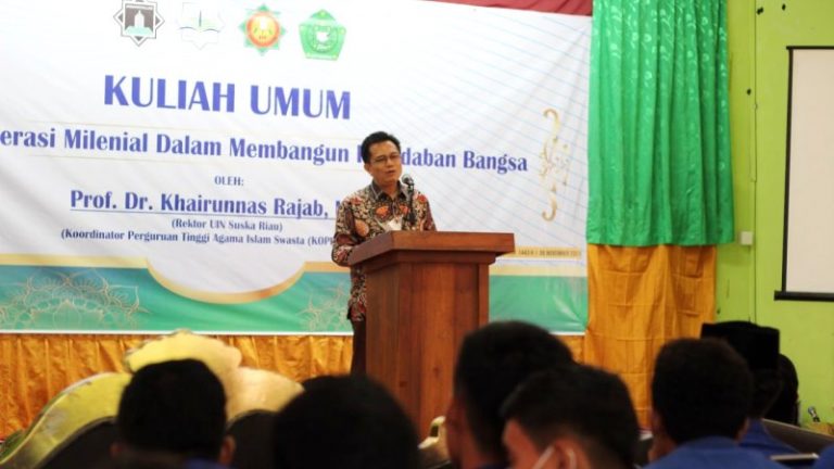 Kuliah Umum tentang Peran Milenial Bangun Peradaban Bangsa