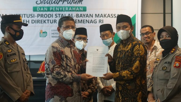 Terima KMA, Kemenag Harap STAI Al Bayan Hidayatullah Inklusif dan Wasathiyah