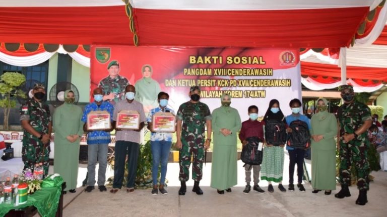 Pangdam XVII/Cenderawasih Bantu Ponpes Hidayatullah