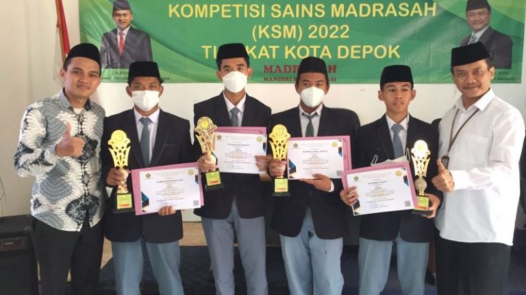 Santri MA Hidayatullah Dominasi Juara KSM 2022 Kota Depok