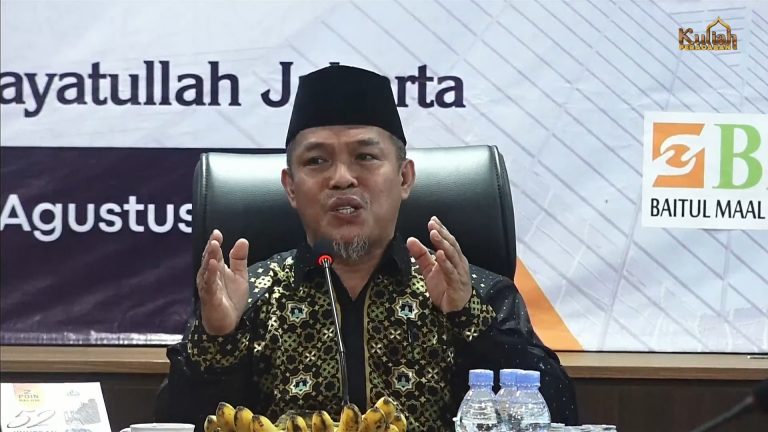 Kuliah Peradaban, Ust Tasyrif Amin Bahas Iqra’ sebagai Basis Nilai Kebangkitan