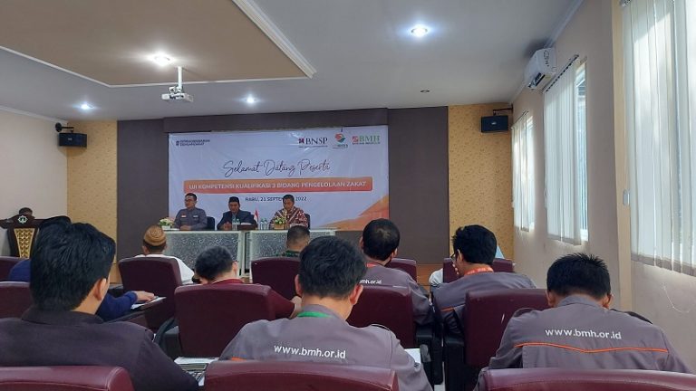 Bersama LSP BEKSYA Laznas BMH Lakukan Sertifikasi Amil