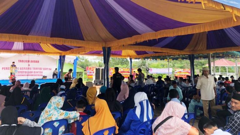 Momen Maulid, Laznas BMH Resmikan Asrama Tahfidz Quran di Bintan