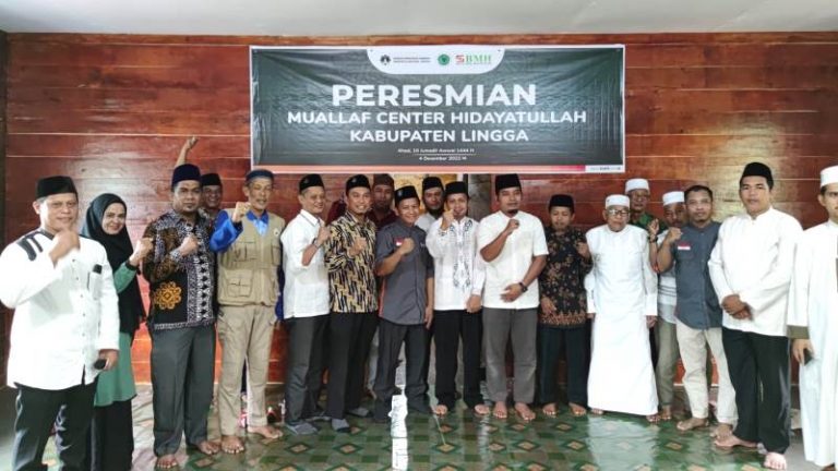 Kolaborasi dengan Pemkab dan MUI Hadirkan Mualaf Centre Hidayatullah Lingga