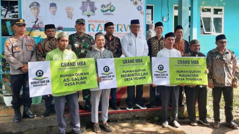 Walikota Resmikan 3 Rumah Qur’an Hidayatullah di Halmahera Utara