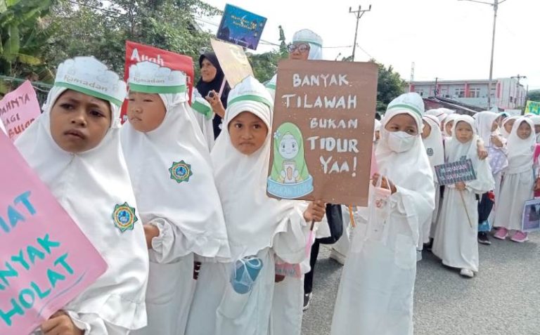 Sambut Ramadhan Pesantren Hidayatullah Palu Gelar Pawai Syiar Diikuti 500 Murid