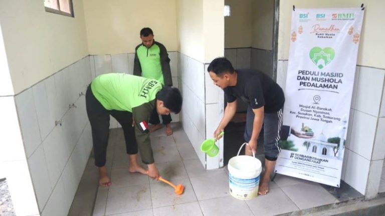 Laznas BMH-BSI Maslahat Gelar Program Peduli Masjid di Ngasinan Jateng