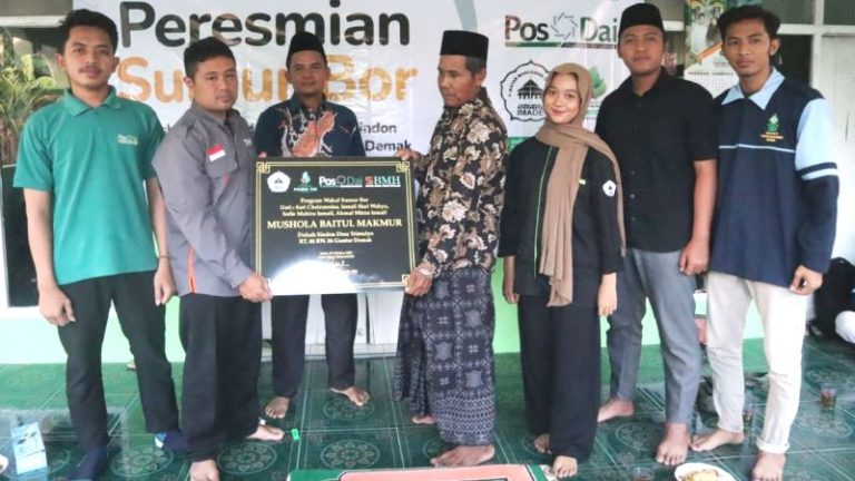 Sinergi Hadirkan Sumur Bor Desa Trimulyo Demak Ditengah Kelangkaan Air