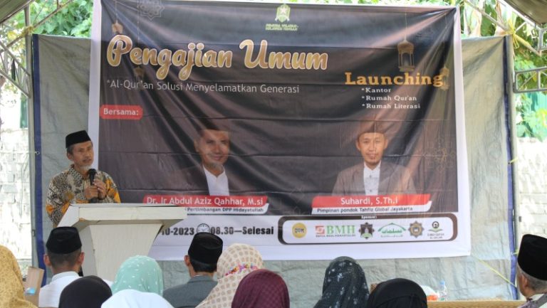 Semarak Pengajian Umum dan Launching Rumah Quran di Palu Sulteng