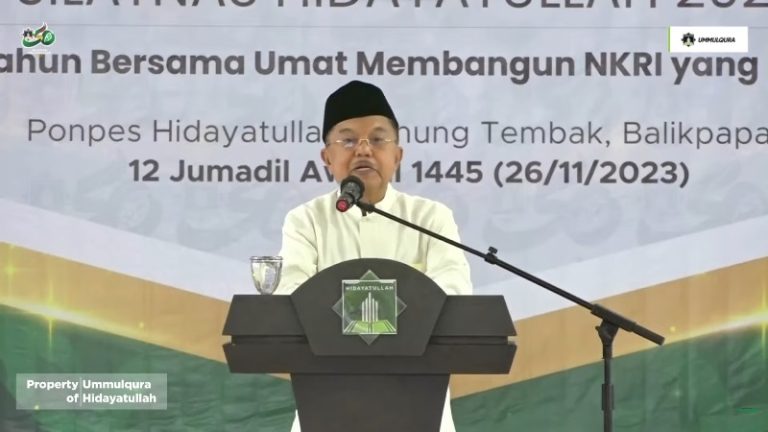Jusuf Kalla Tutup Silatnas Hidayatullah 2023
