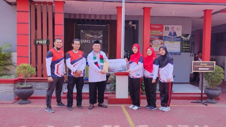 Bapas Kelas II Kediri Serahkan Donasi untuk Palestina melalui BMH