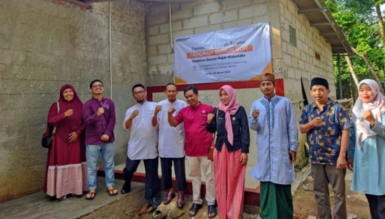 Laznas BMH Hadirkan Sumur Bor di Kampung Zakat Kota Serang