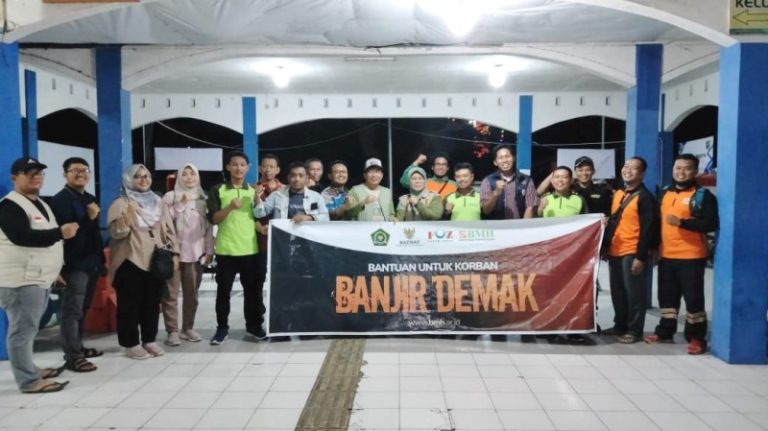 Kolaborasi Kemenag, Baznas, FOZ, dan Laznas BMH Bersatu untuk Korban Banjir Demak