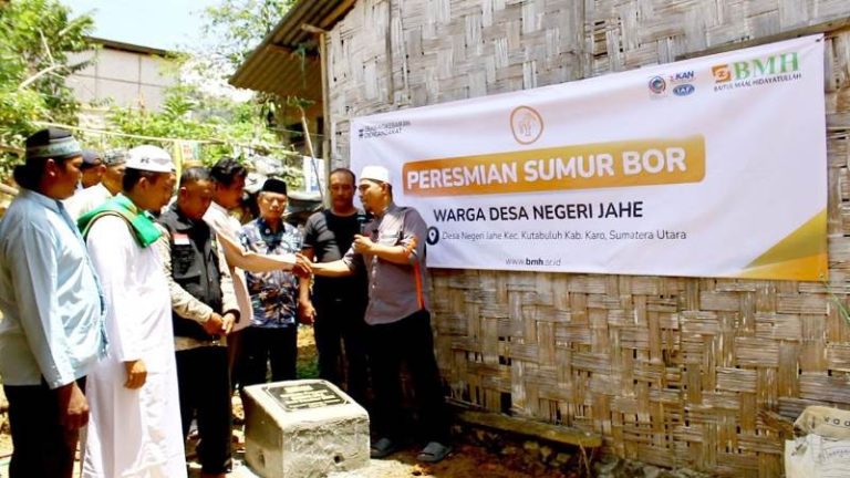 BMH dan KUA Kutabuluh Resmikan Sumur Bor dan Fasilitas Air Bersih di Tanah Karo
