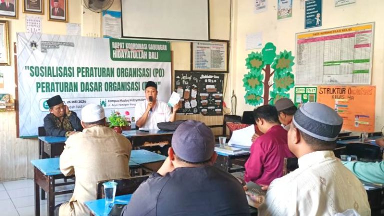 Sosialisasi PDO dan PO, Hidayatullah Bali Komitmen Kuatkan Jamsoskad Perlindungan Janda Kader