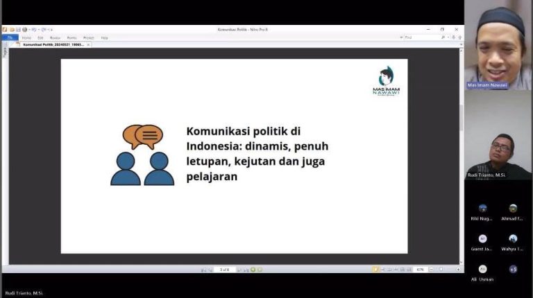 Komunikasi Kunci Merawat Budaya Berfikir dan Mengelola Dinamika Politik
