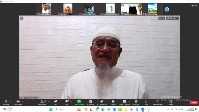 Almarhum KH Hasyim HS dalam Kenangan Ustadz Latief Usman: Teladan dalam Ibadah