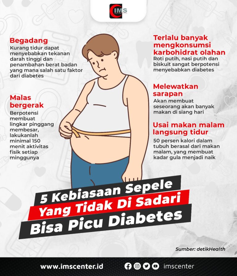 Inilah 5 Kebiasaan Sepele yang Tak Disadari Bisa Picu Diabetes