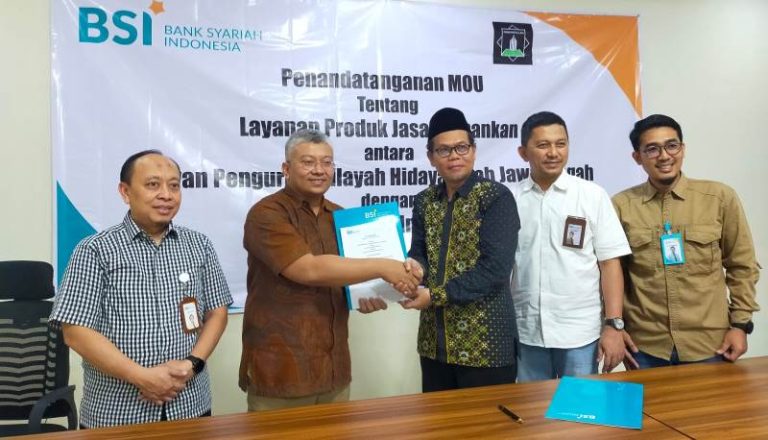 BSI dan DPW Jawa Tengah Jalin Kerjasama Layanan Keuangan Syariah