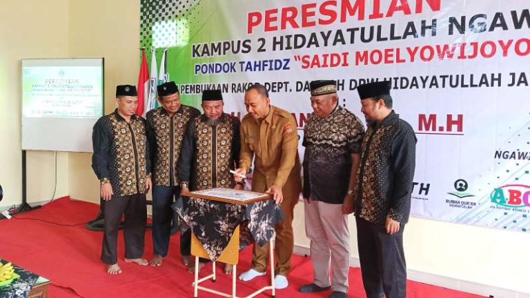 Resmikan Pondok Tahfidz 2 Hidayatullah Ngawi, Bupati Harap Jadi Benteng Moral Era Modern