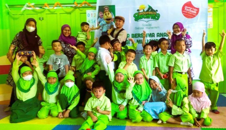 Kolaborasi Kegiatan Indonesia Bercerita Hidupkan Nilai Keislaman Melalui Dongeng