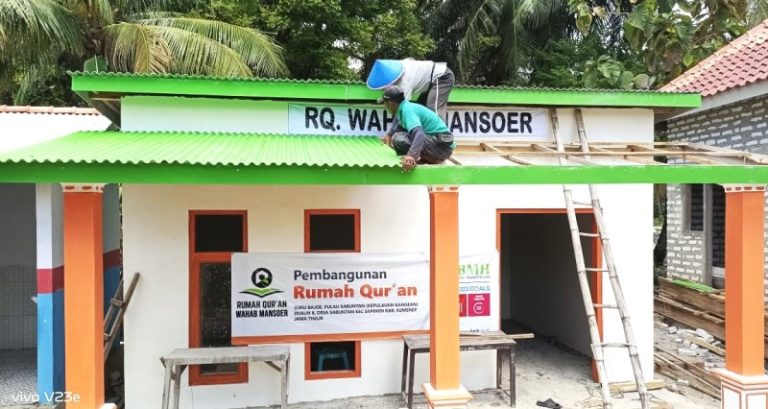 Impian Santri Suku Bajoe Segera Terwujud, Rumah Qur’an di Pulau Kangean Hampir Rampung