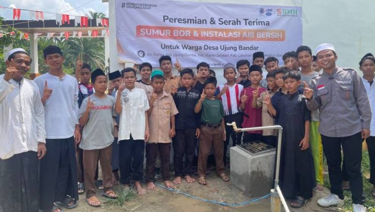 Aliran Air Jernih Harapan Baru Menyirami Hati Santri Yatim di Labuhan Batu
