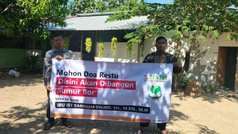 Sumur Bor Wakaf Harapan Baru Mengalir di Tengah Kekeringan Singosaren