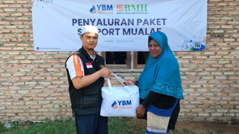 “Sa Terharu, Sa Dapat Bantuan”, Simpul Sinergi Hangatkan Hati Mualaf Suku Marind