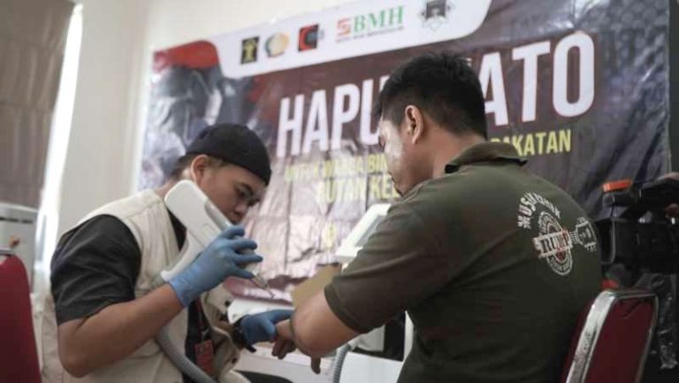 Sinergi Gelar Hapus Tato serta Penyuluhan Hukum di Rutan 1 Depok