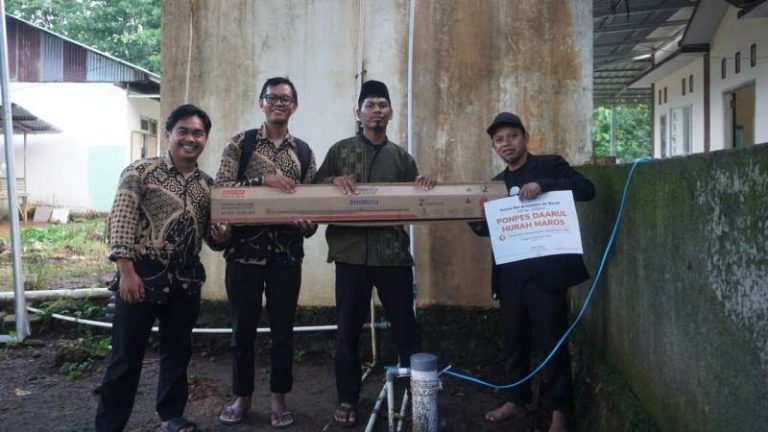 Sedekah Solusi Nyata Atasi Kelangkaan Air Bersih di Pondok Pesantren Daarul Hijrah