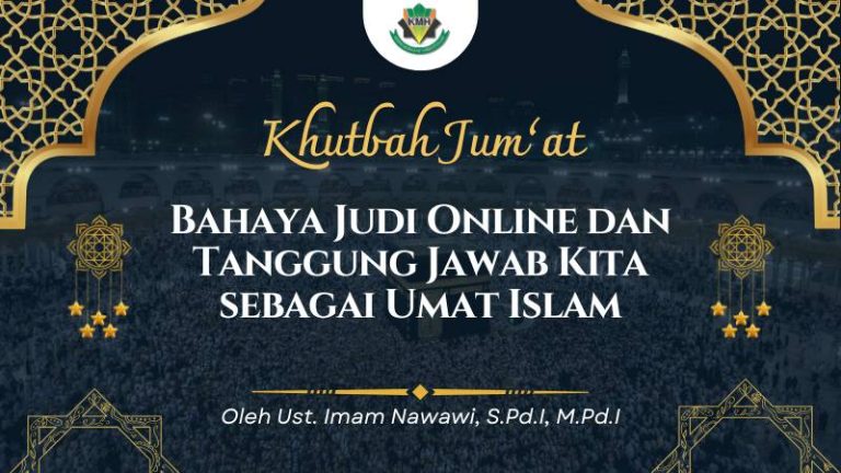 [KHUTBAH JUM’AT] Bahaya Judi Online dan Tanggung Jawab Kita sebagai Umat Islam
