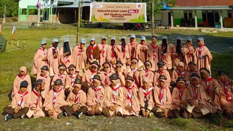 Moslema Scout Camp Vol 1 Malut Tanamkan Nilai Islam dan Kemandirian
